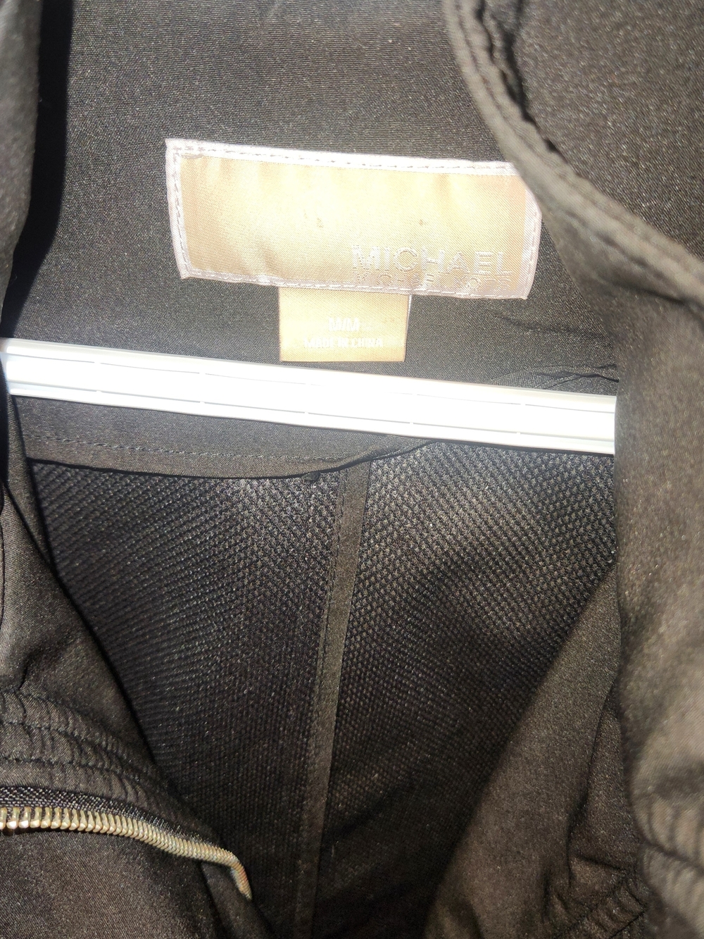 Michael Kors Hooded Anorak Jacket with Gold Accents - Picture 2 of 4